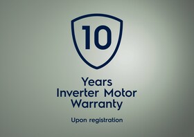 10 ans de garantie sur le moteur Inverter ou EcoInverter