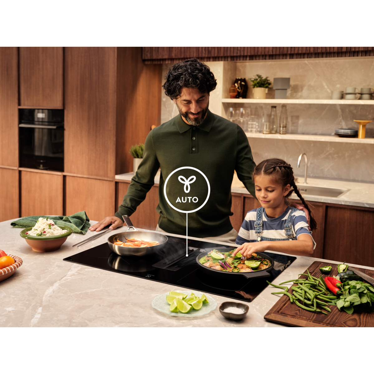 Electrolux - Kookplaat met afzuiging - KCC83480I
