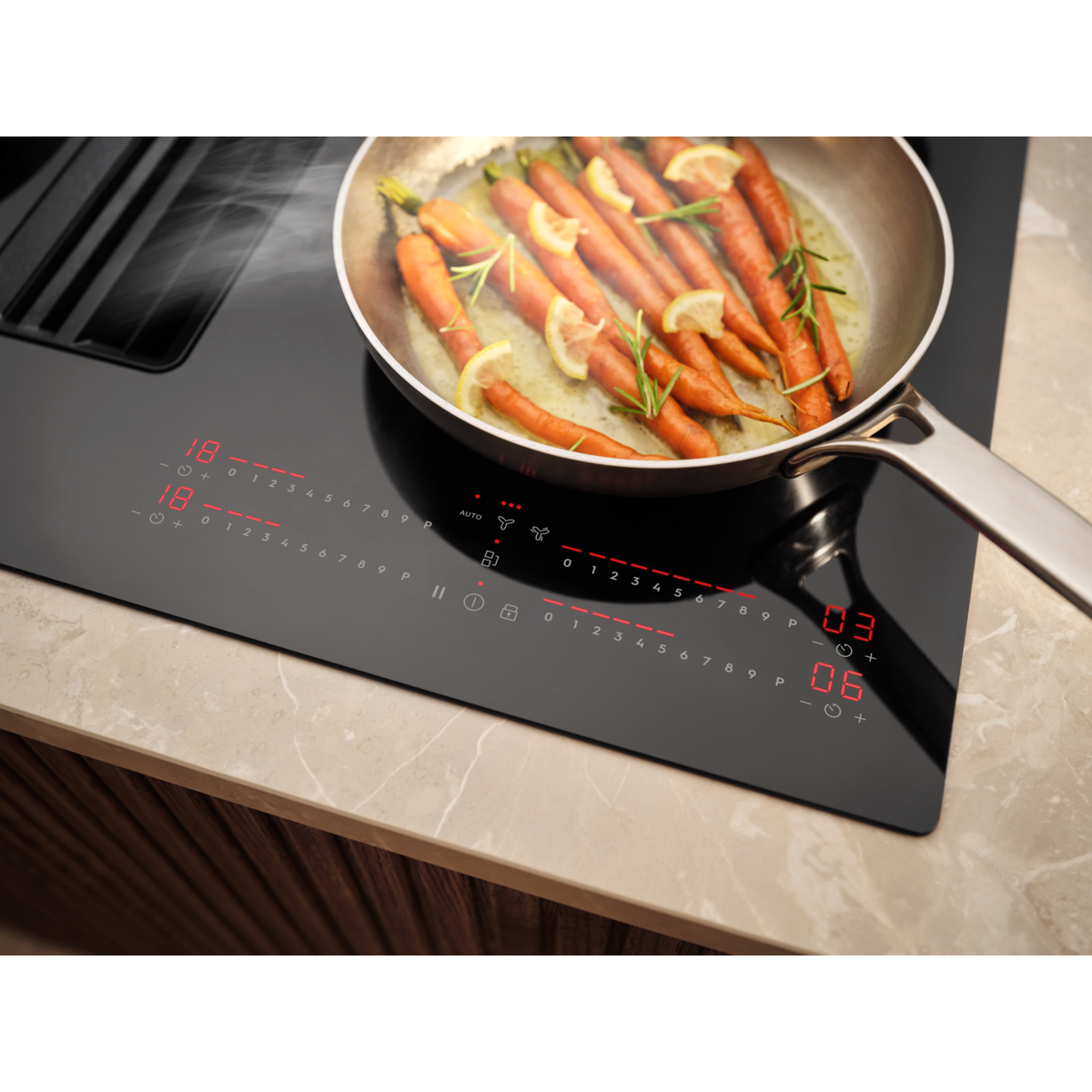 Electrolux - Kookplaat met afzuiging - KCC83480I