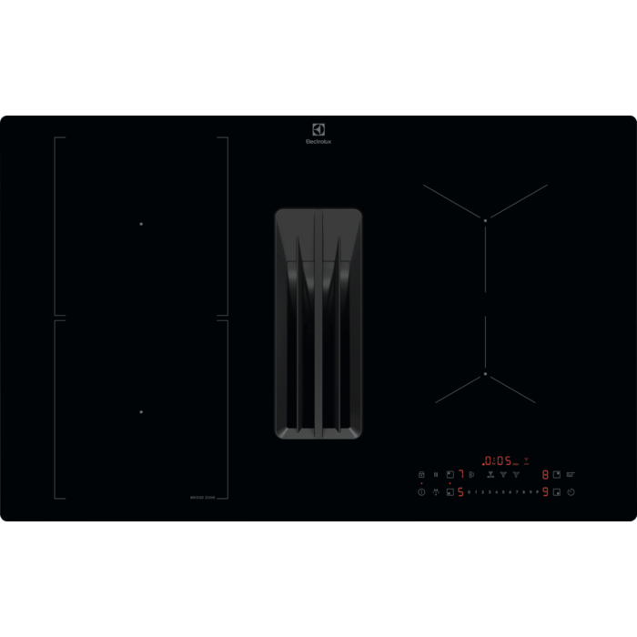 Kookplaat met afzuiging - 80 cm