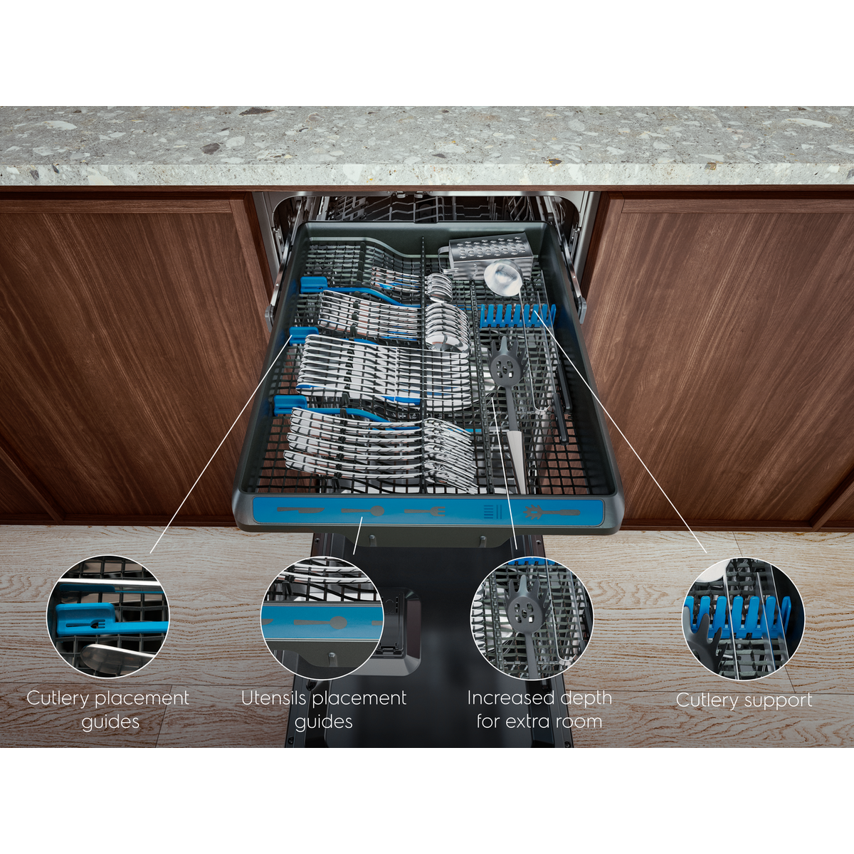 Electrolux - Inbouw vaatwasser - EEM28200L