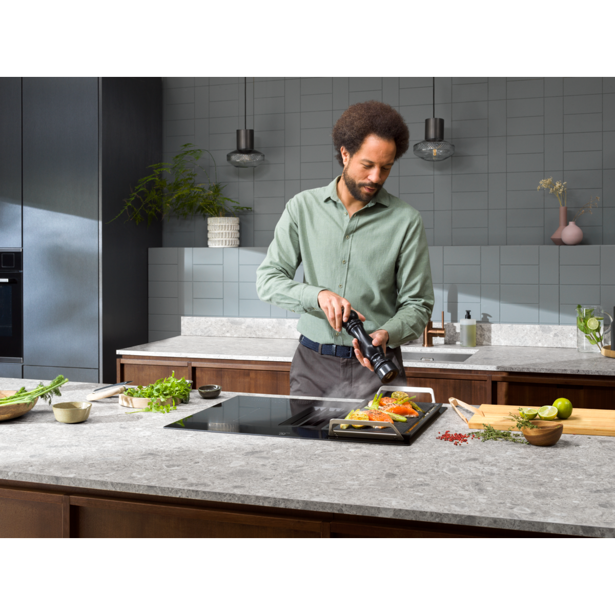 Electrolux - Kookplaat met afzuiging - KCD73443