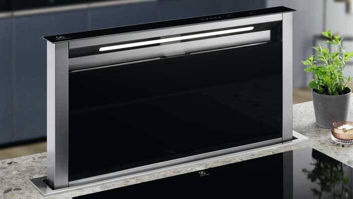 Downdraft hood